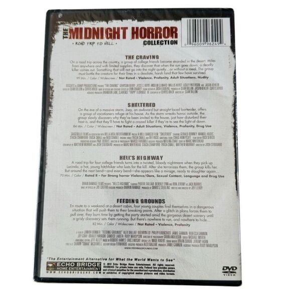 The Midnight Horror Collection: Road Trip to Hell (DVD, 2010) 4 film collection - Picture 2 of 3